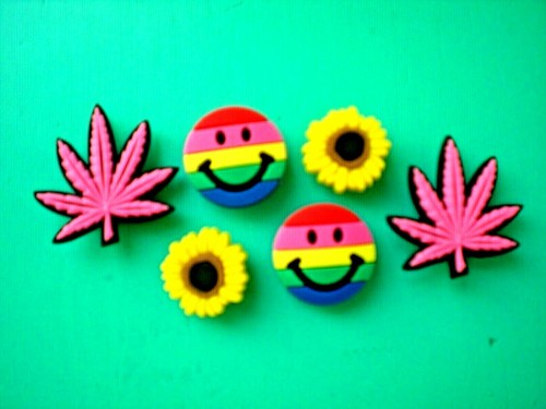 Marijuana sun flower shoe - sun, "shoe